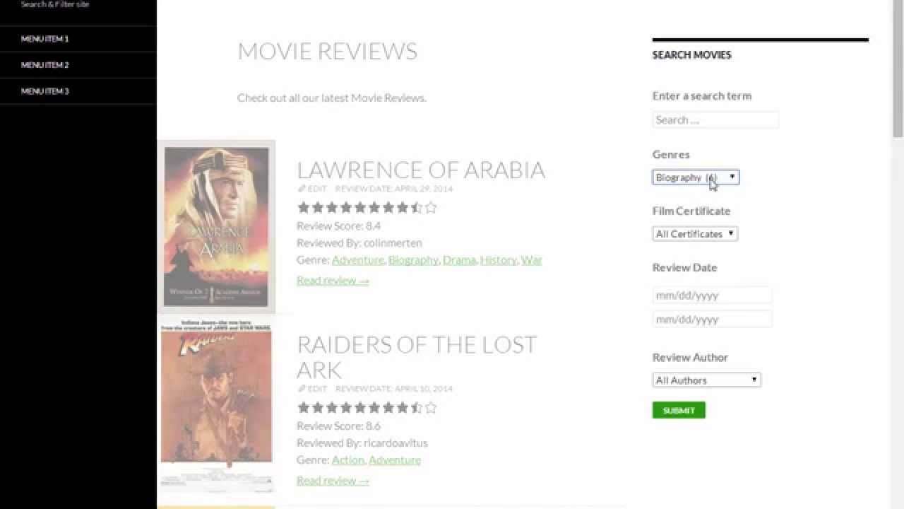 Search & Filter Pro - Demo Video
