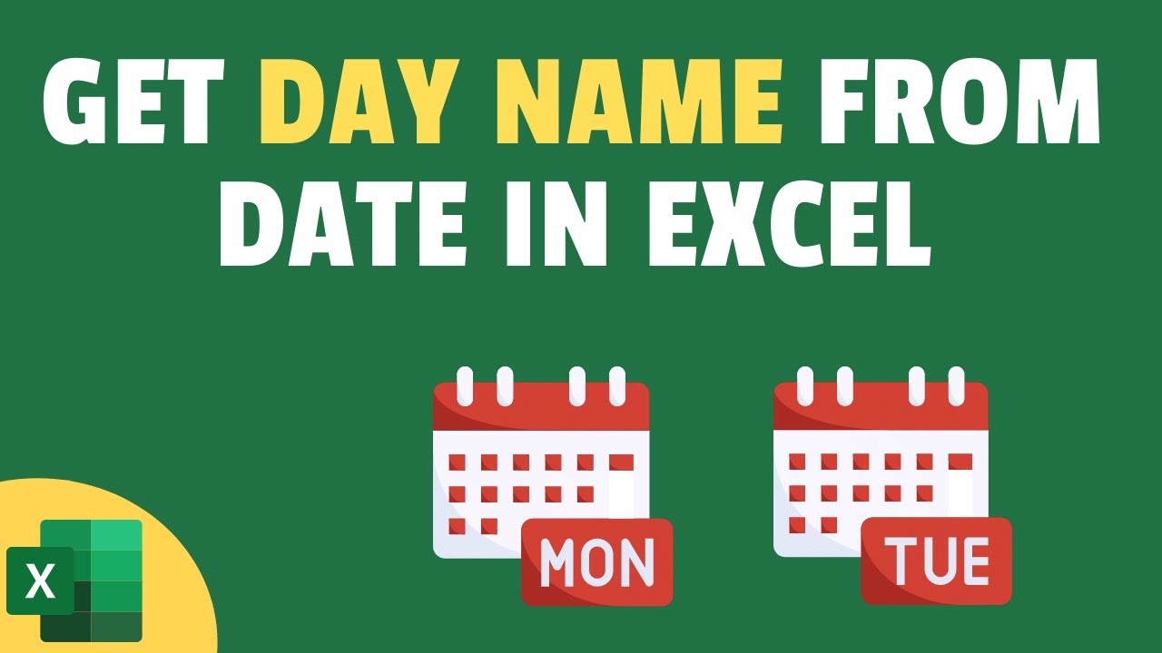 Get the Day Name from Date in Excel (3 Easy Ways)