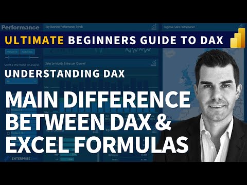 Main Difference Between DAX & Excel Formulas - (1.8) Ultimate Beginners Guide to DAX 2020