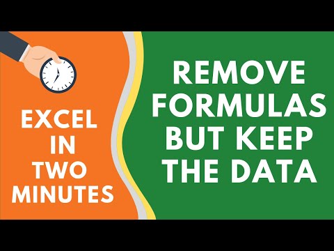 Remove Formula but keep the data in Excel (2 Really Simple Ways)