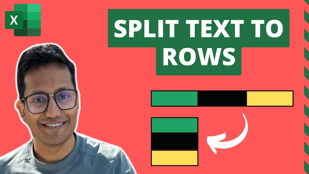 Split Text to Rows in Excel (3 Easy Ways)