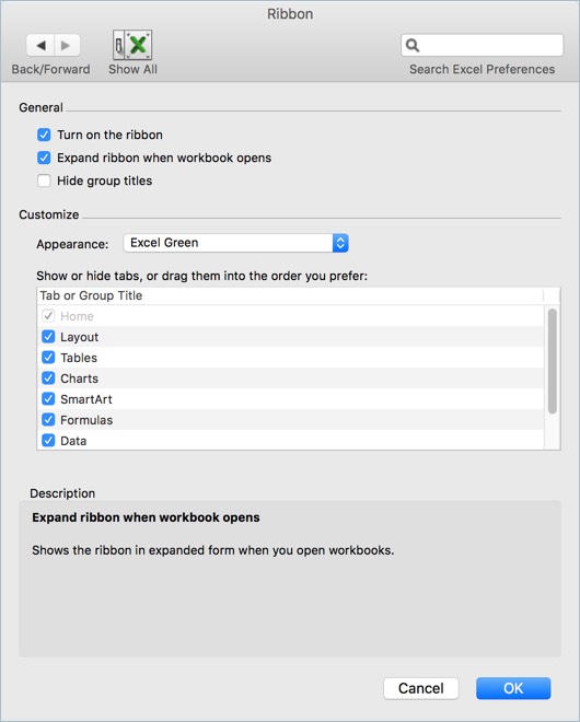 How to show or hide the Excel ribbon in Windows and Mac - INFOXIAO