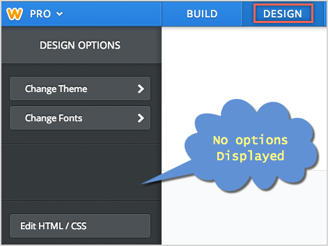 Weebly 主题中没有标题元素