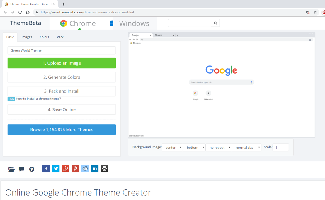 如何创建谷歌浏览器主题
