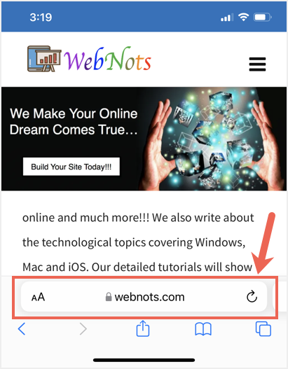 如何在iPhone中将Safari浏览器地址栏移到顶部 如何在iPhone中将Safari浏览器地址栏移到顶部