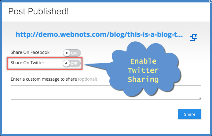如何在Twitter上分享Weebly博客文章