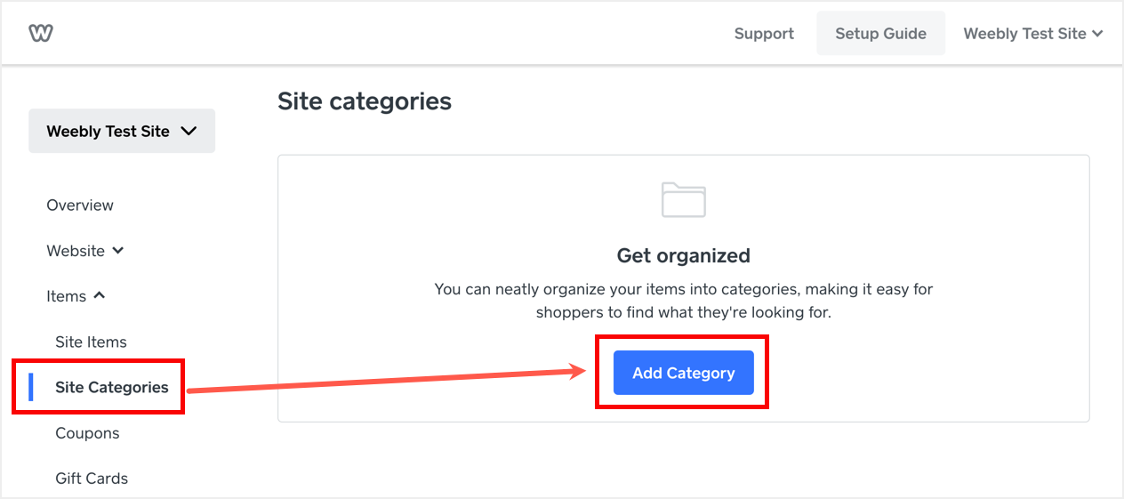 如何在Weebly中创建类别添加到导航菜单