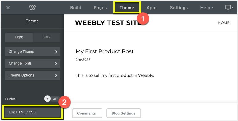 如何在Weebly页面和博客文章中添加侧边栏