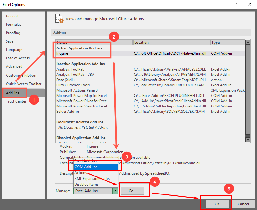 在 Excel 中打开“查询”选项卡