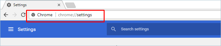 打开 Chrome 设置