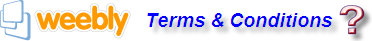 Weebly 条款和条件