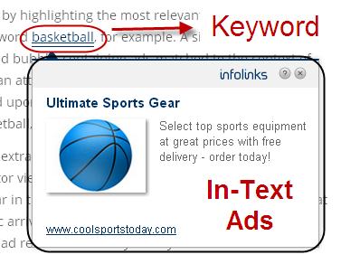 信息链接文字广告