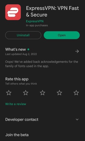 适用于 Android 的 ExpressVPN