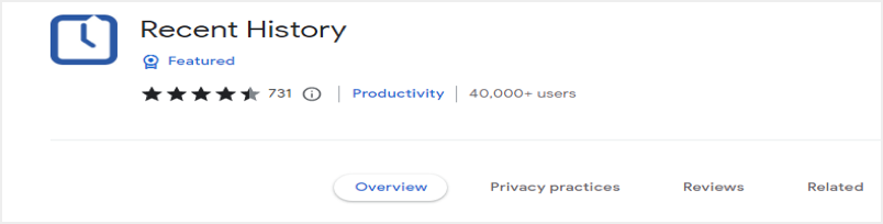 最近的历史扩展