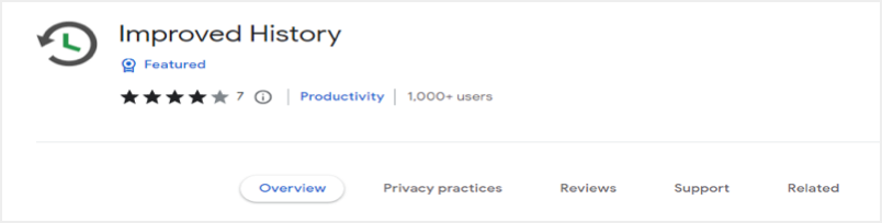 改进的历史扩展