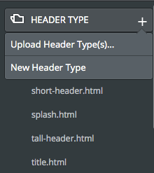 在 Weebly 中上传或添加新的标题类型