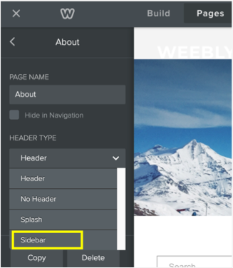 自定义侧边栏布局