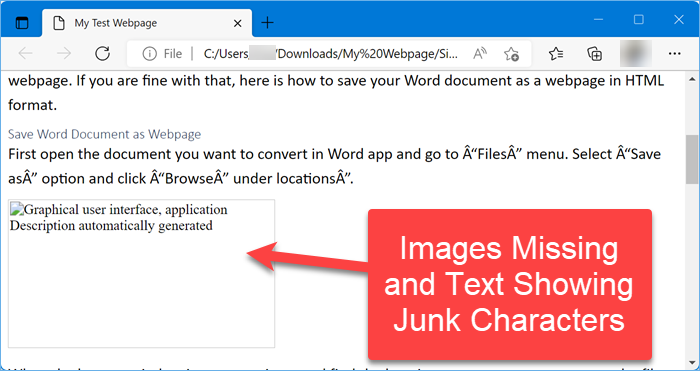 单一网页格式缺少图片