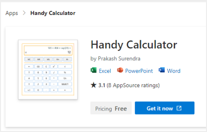 方便的计算器 Word 插件