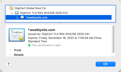 免费网站上的 Weebly SSL