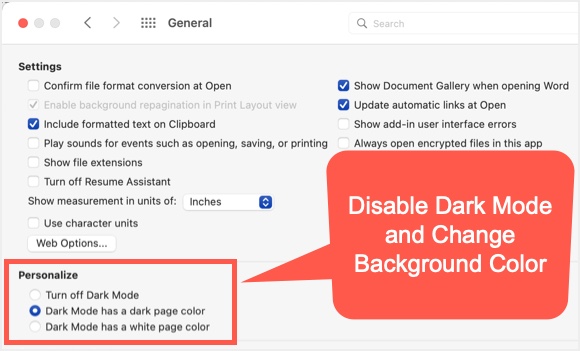 禁用暗模式并更改背景颜色