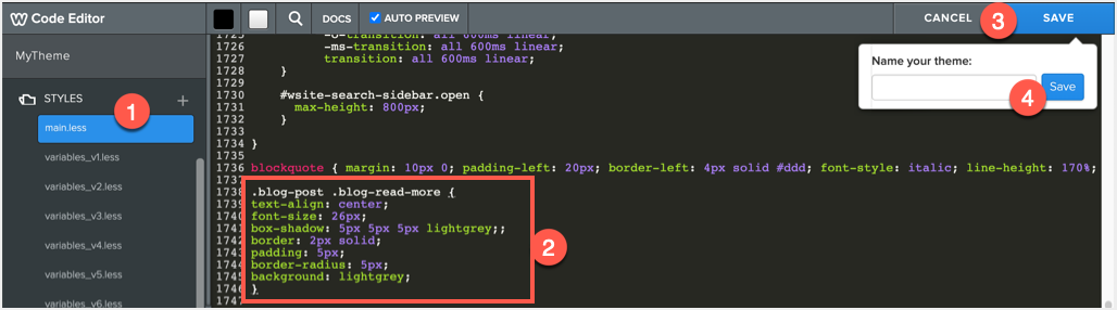 添加阅读更多按钮 CSS