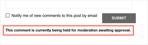 发表评论以待审核