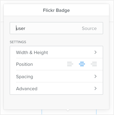 Weebly 闪烁徽章元素