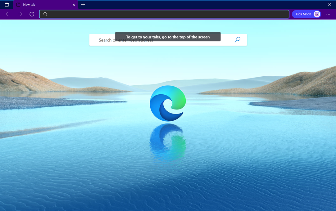 儿童模式中的边缘