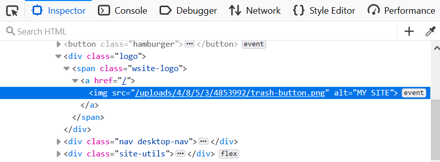 添加到徽标的 Alt 标记