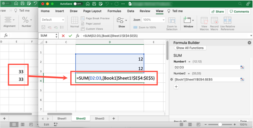 打开文件时跨工作簿的总计