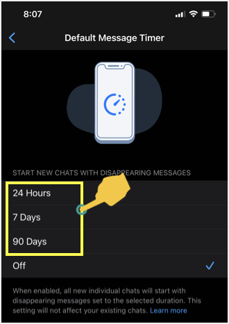 默认消息计时器
