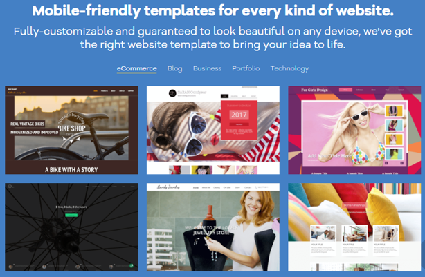 HostGator 网站模板