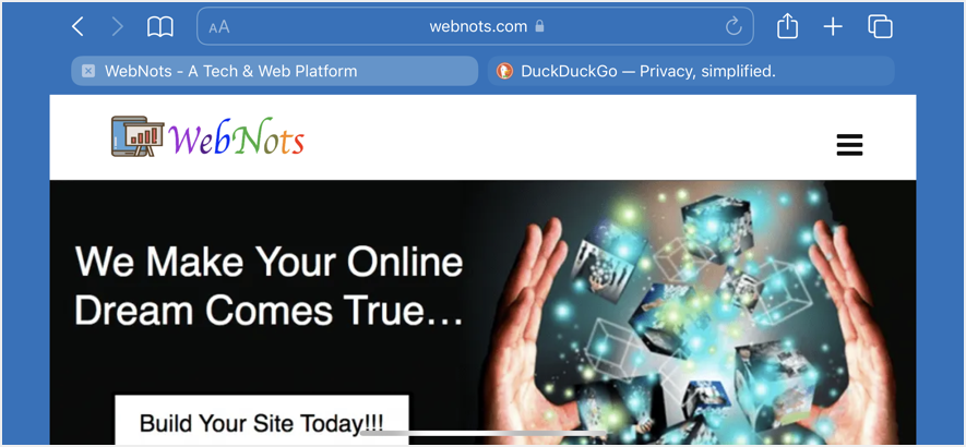 横向视图顶部的地址栏