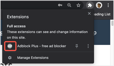 广告拦截器已禁用
