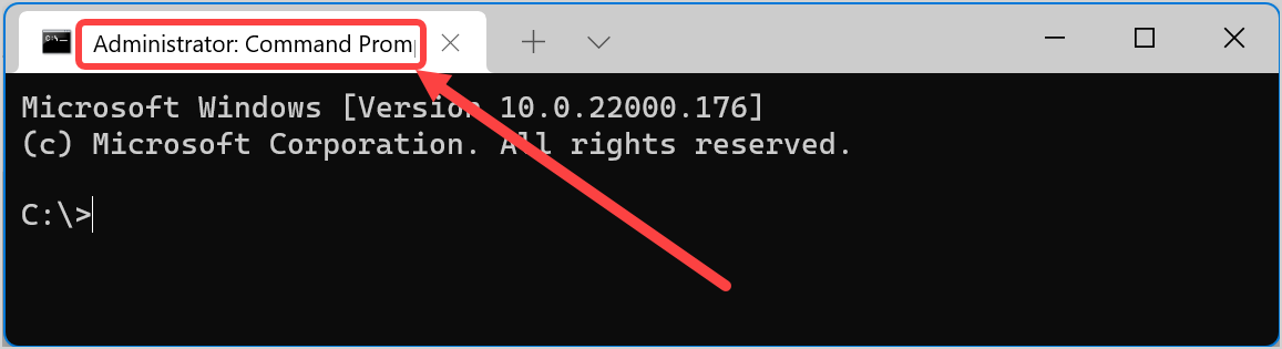 管理员模式下的命令提示符