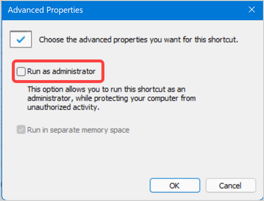 启用以管理员身份运行
