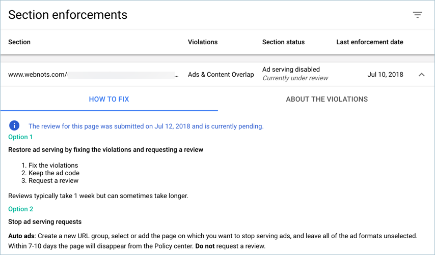 如何解决违规问题?