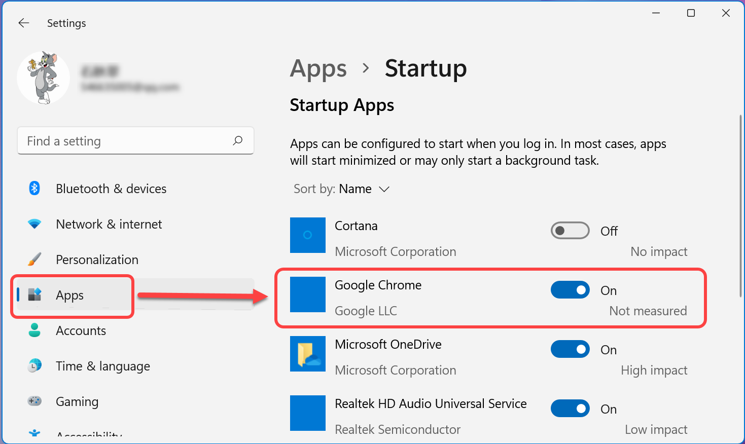 在 Windows 启动时禁用 Google Chrome
