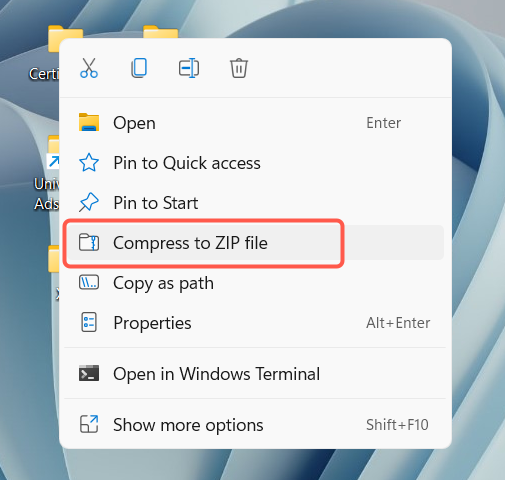 如何在Windows 11中压缩和解压缩文件 如何在Windows 11中压缩和解压缩文件