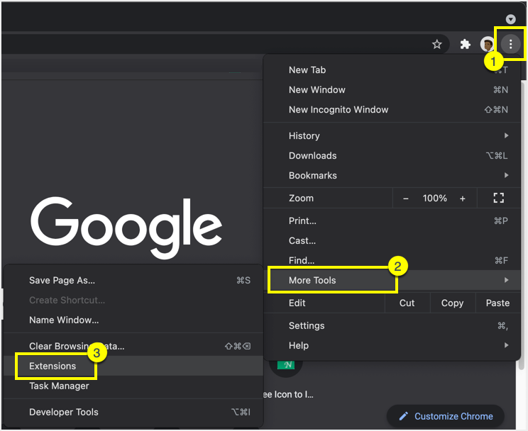 从菜单转到扩展页面