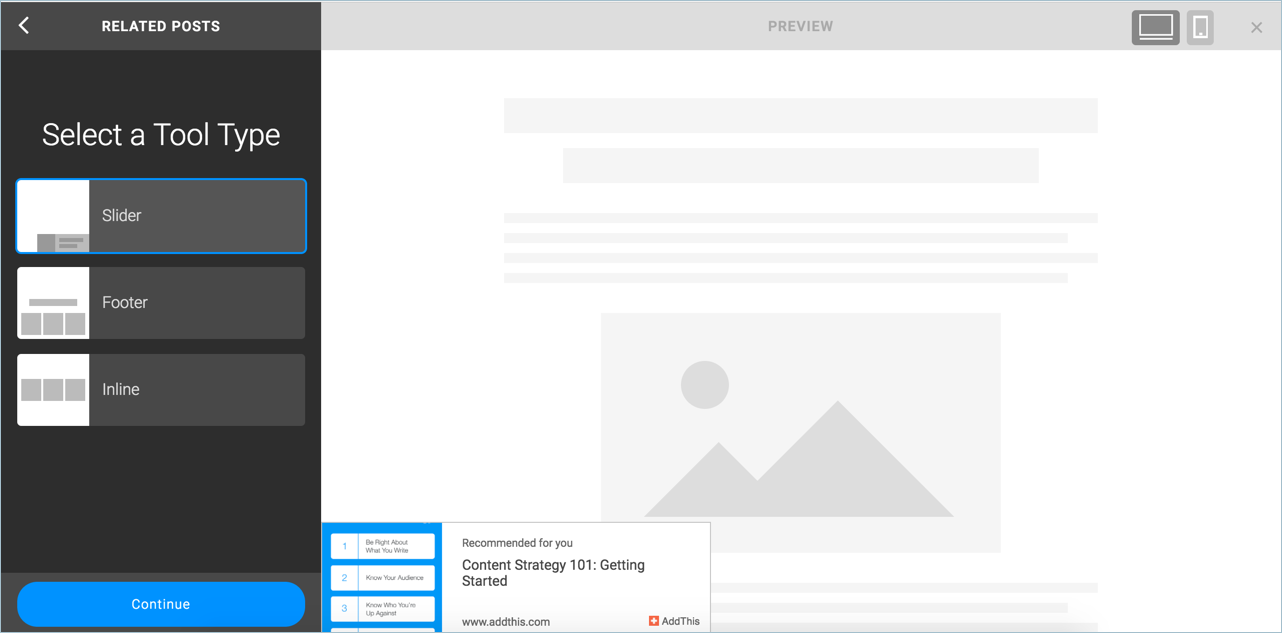 自定义 AddThis 相关帖子小部件