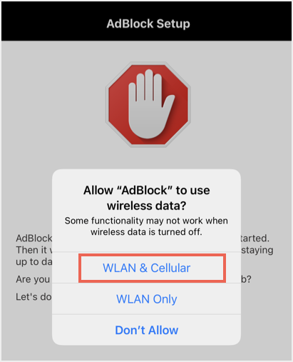 启用 WLAN 和蜂窝网络