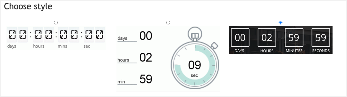 在 Getmara 中选择样式