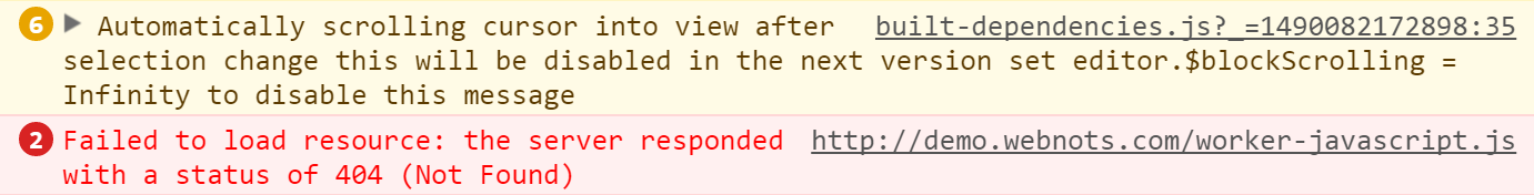 浏览器上的 Weebly 代码块应用程序控制台错误