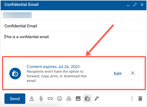 发送机密电子邮件