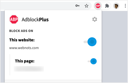 禁用广告拦截器