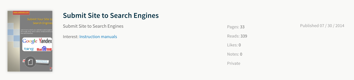 查看 Scribd 统计信息