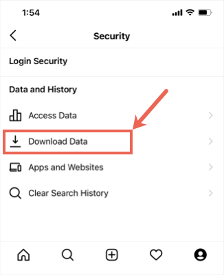 在移动应用程序中下载数据链接
