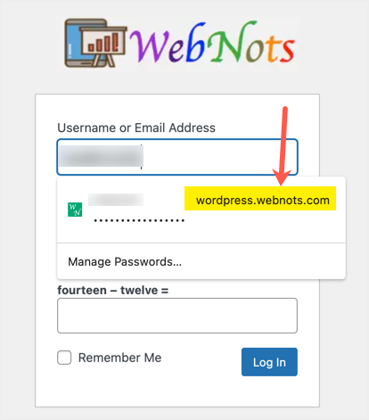 来自子域密码的建议